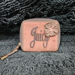 Y2k Juicy Couture Velour Flower Wallet